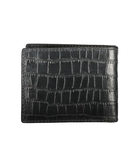 Tommy Hilfiger Black Leather Men Wallet