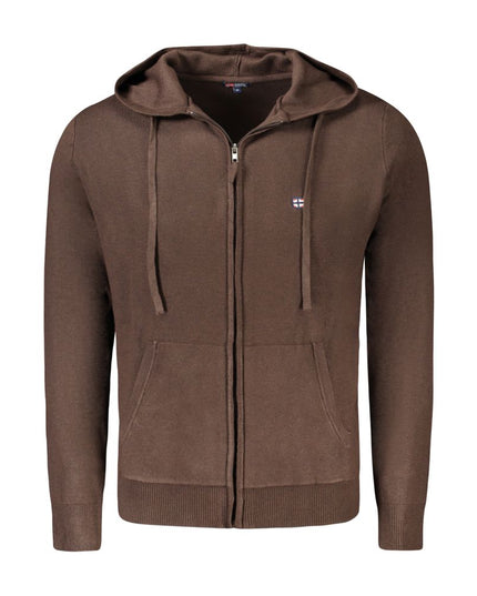 Norway 1963 Brown Polyamide Men Cardigan