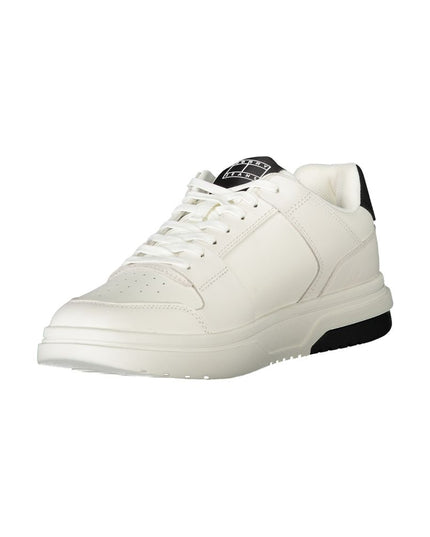 Tommy Hilfiger White Polyethylene Men Sneaker