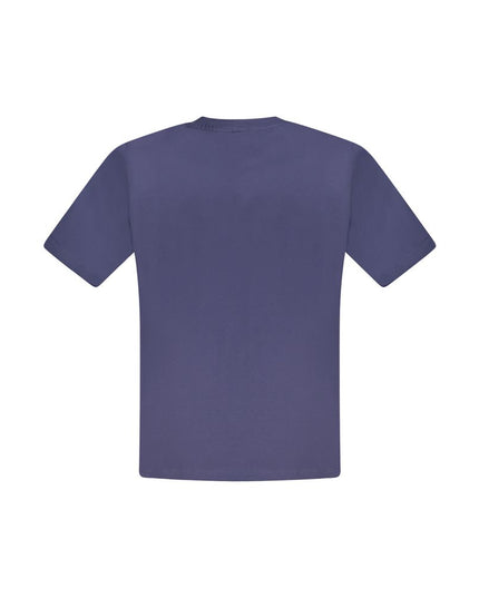 North Sails Blue Cotton Men T-Shirt