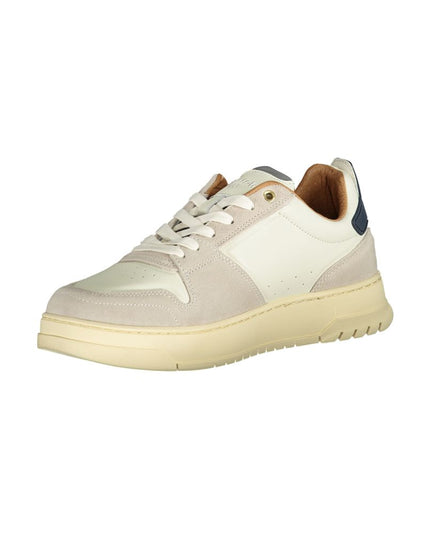 Blauer White Polyethylene Men Sneaker