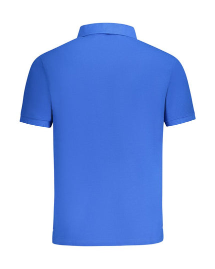 North Sails Blue Cotton Men Polo Shirt
