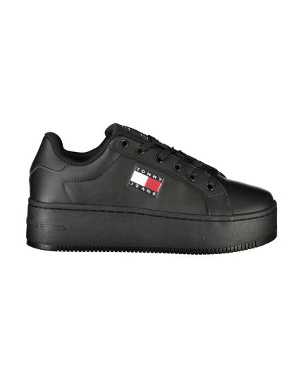 Tommy Hilfiger Black Polyethylene Women Sneaker