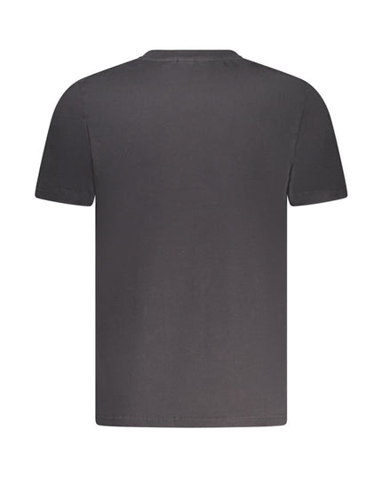 North Sails Black Cotton Men T-Shirt