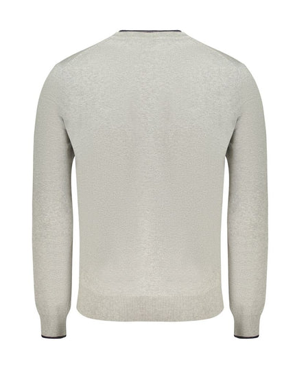 North Sails Brown Cotton Men Sweater