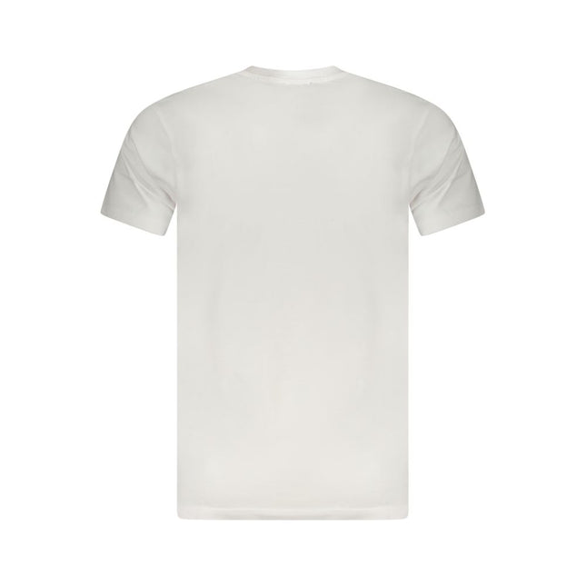 Cavalli Class White Cotton Men T-Shirt