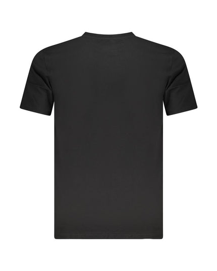 Cavalli Class Black Cotton Men T-Shirt