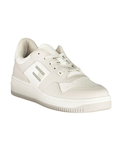Tommy Hilfiger White Leather Men Sneaker