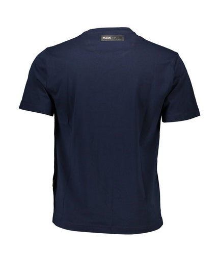 Plein Sport Blue Cotton Men T-Shirt