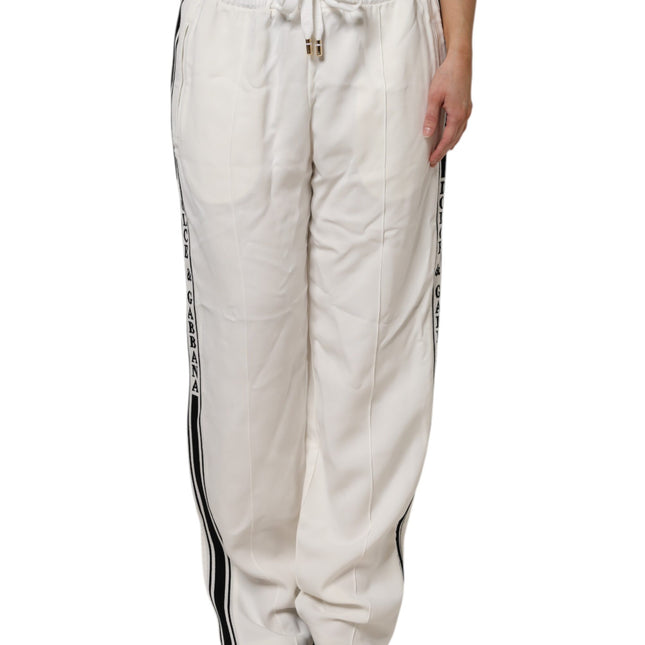 Dolce & Gabbana White Jogger Sweatpants Pants