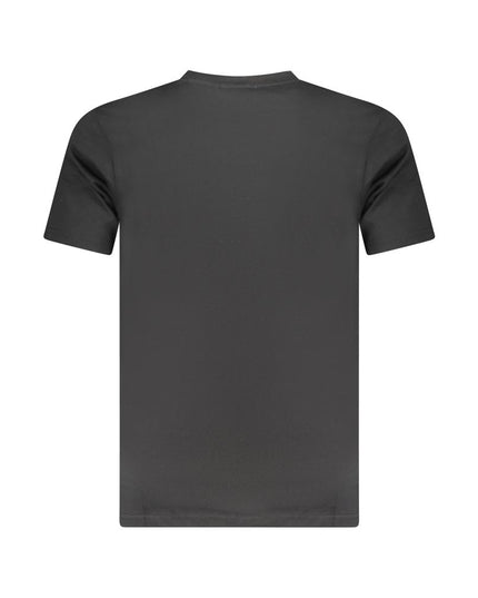 Cavalli Class Black Cotton Men T-Shirt