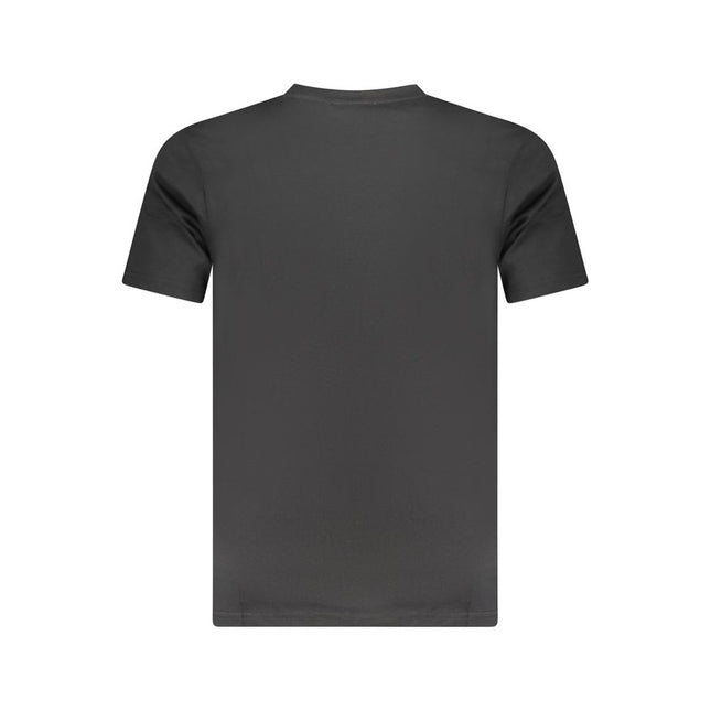 Cavalli Class Black Cotton Men T-Shirt