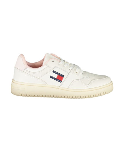 Tommy Hilfiger White Leather Women Sneaker