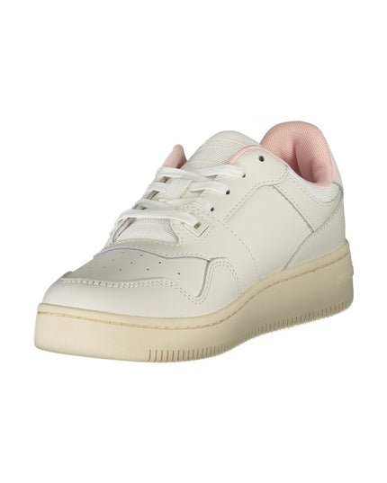 Tommy Hilfiger White Leather Women Sneaker