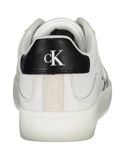 Calvin Klein White Polyester Sneaker