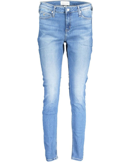 Calvin Klein Blue Cotton Women's Jeans