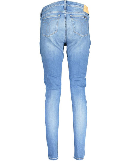 Calvin Klein Blue Cotton Women's Jeans