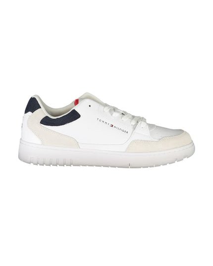 Tommy Hilfiger White Leather Men Sneaker