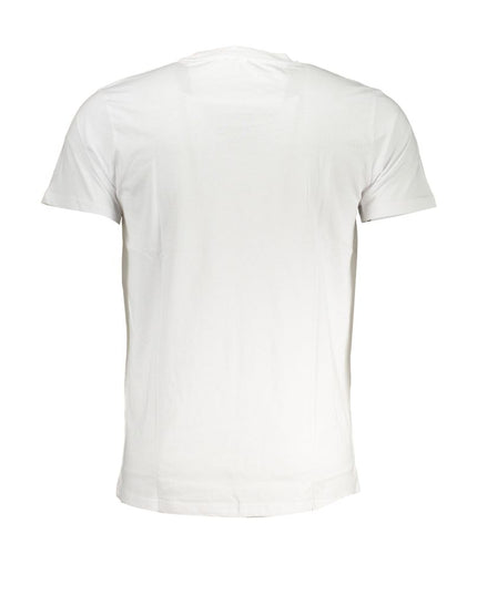Cavalli Class White Cotton T-Shirt