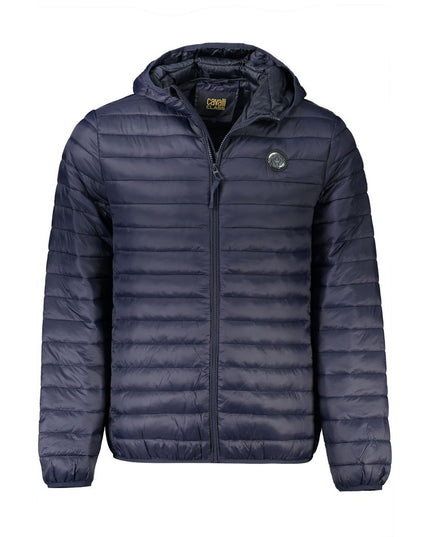 Cavalli Class Blue Polyamide Jacket