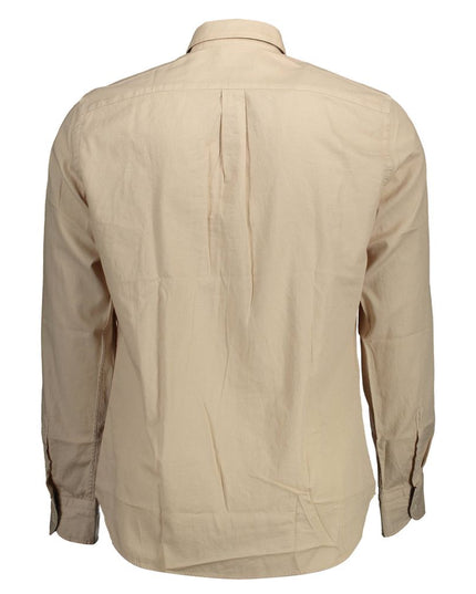 Harmont & Blaine Beige Cotton Men Shirt