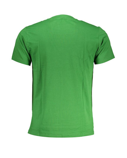 Cavalli Class Green Cotton T-Shirt