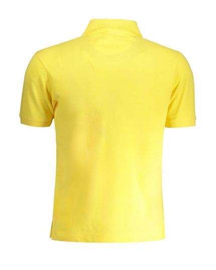 La Martina Yellow Cotton Polo Shirt