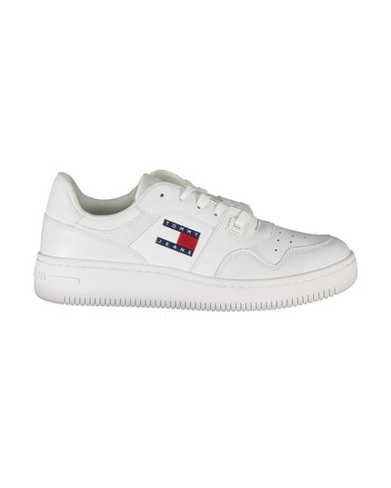 Tommy Hilfiger White Leather Women Sneaker