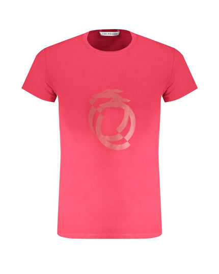 Trussardi Red Cotton T-Shirt