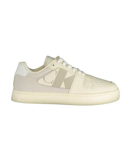 Calvin Klein White Polyethylene Men Sneaker