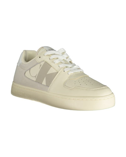 Calvin Klein White Polyethylene Men Sneaker