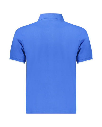 North Sails Blue Cotton Men Polo Shirt