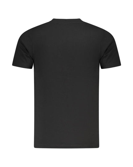 Cavalli Class Black Cotton Men T-Shirt