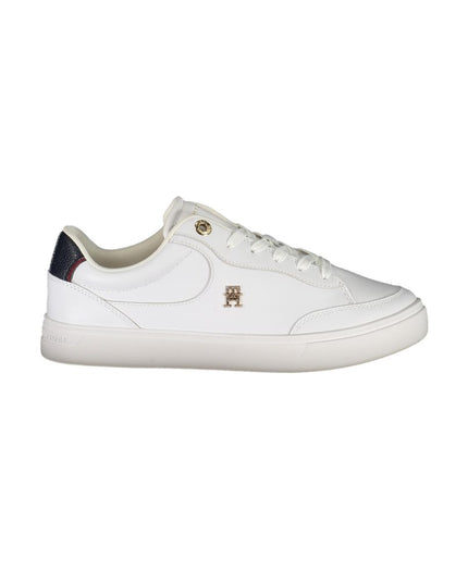 Tommy Hilfiger White Leather Women Sneaker
