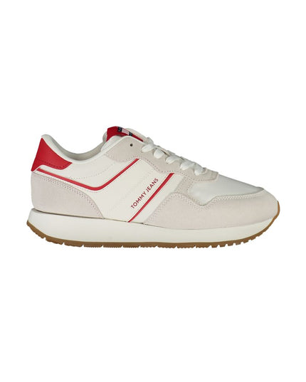 Tommy Hilfiger Red Leather Women Sneaker