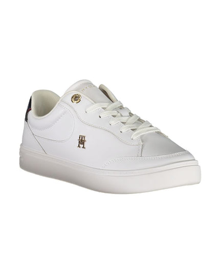 Tommy Hilfiger White Leather Women Sneaker
