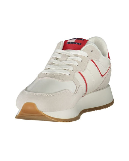Tommy Hilfiger Red Leather Women Sneaker