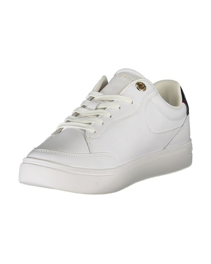 Tommy Hilfiger White Leather Women Sneaker