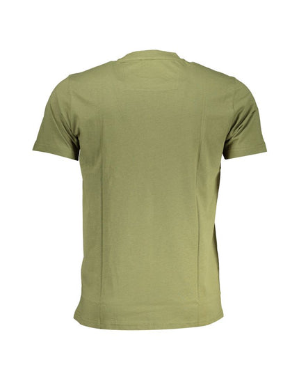 Cavalli Class Green Cotton T-Shirt