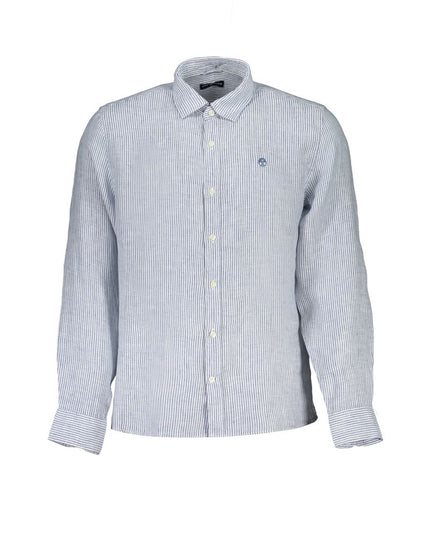 North Sails Blue Linen Men's Shirt