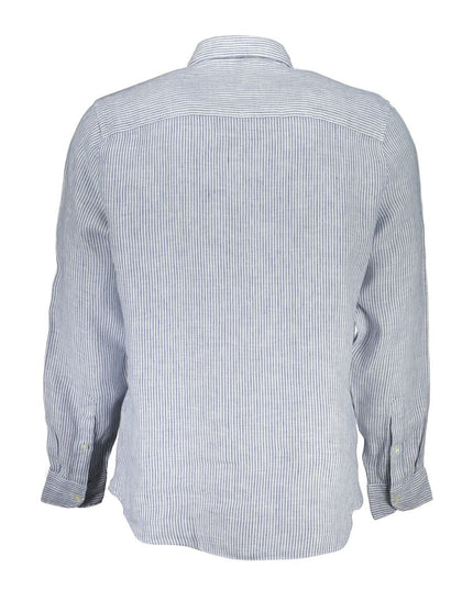 North Sails Blue Linen Men's Shirt