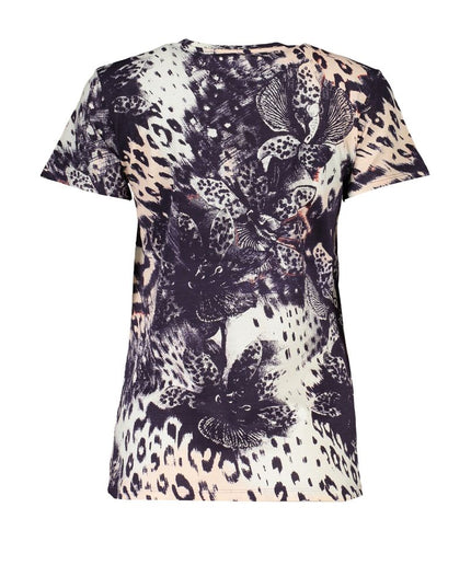 Cavalli Class Pink Cotton Women T-Shirt