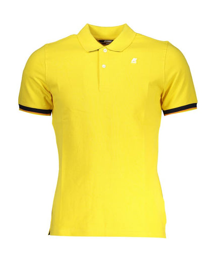 K-WAY Sunshine Yellow Cotton Blend Polo