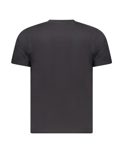 North Sails Black Cotton Men T-Shirt