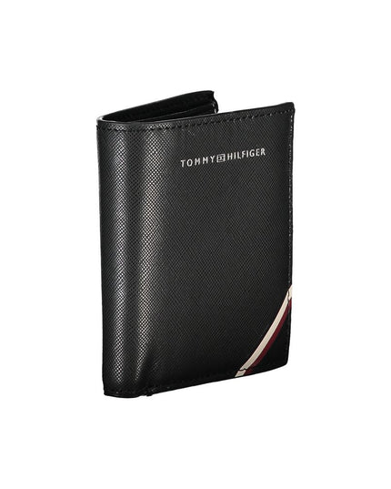 Tommy Hilfiger Black Leather Men Wallet