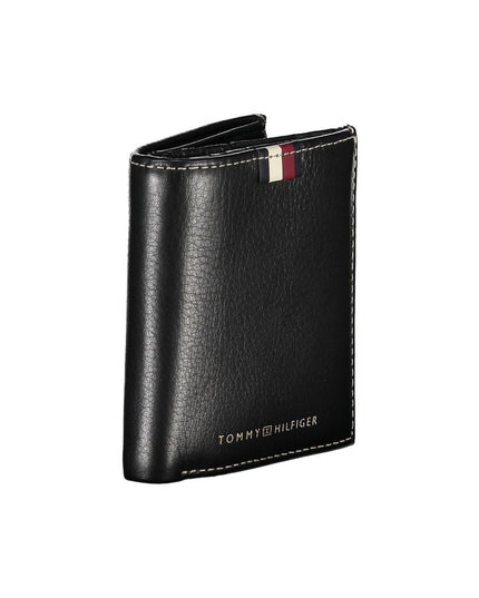 Tommy Hilfiger Black Leather Men Wallet