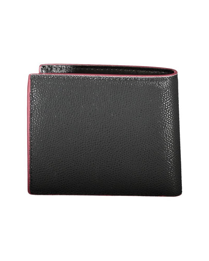 Tommy Hilfiger Elegant Black Leather Wallet