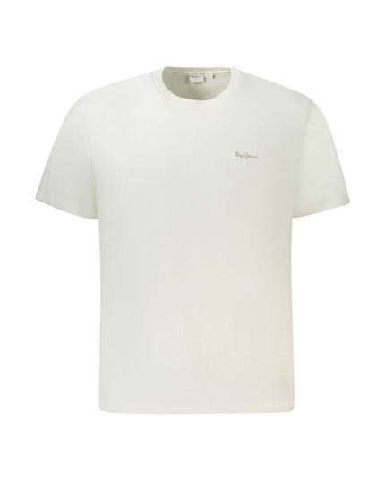 Pepe Jeans White Cotton Men T-Shirt