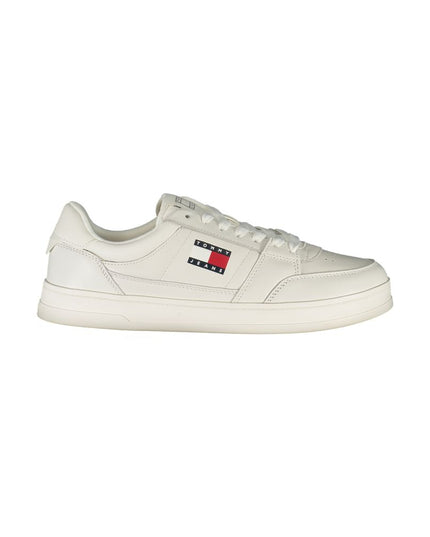 Tommy Hilfiger White Leather Men Sneaker