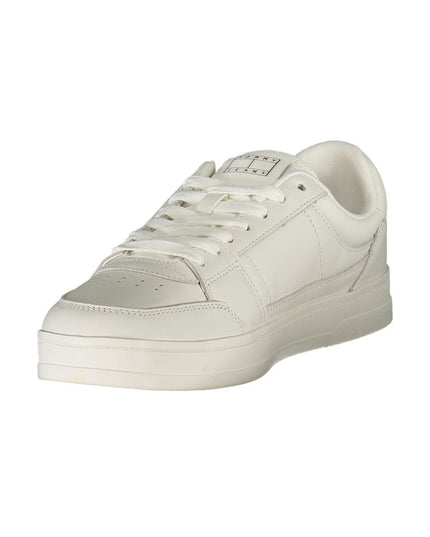 Tommy Hilfiger White Leather Men Sneaker